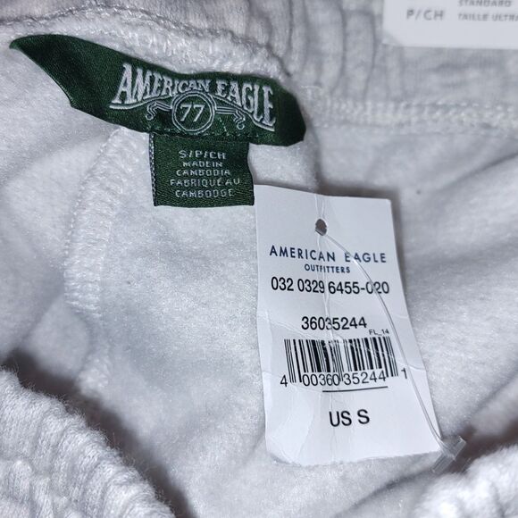 American Eagle light gray boyfriend jogger  highest rise  Sz S NWT - Picture 8 of 8
